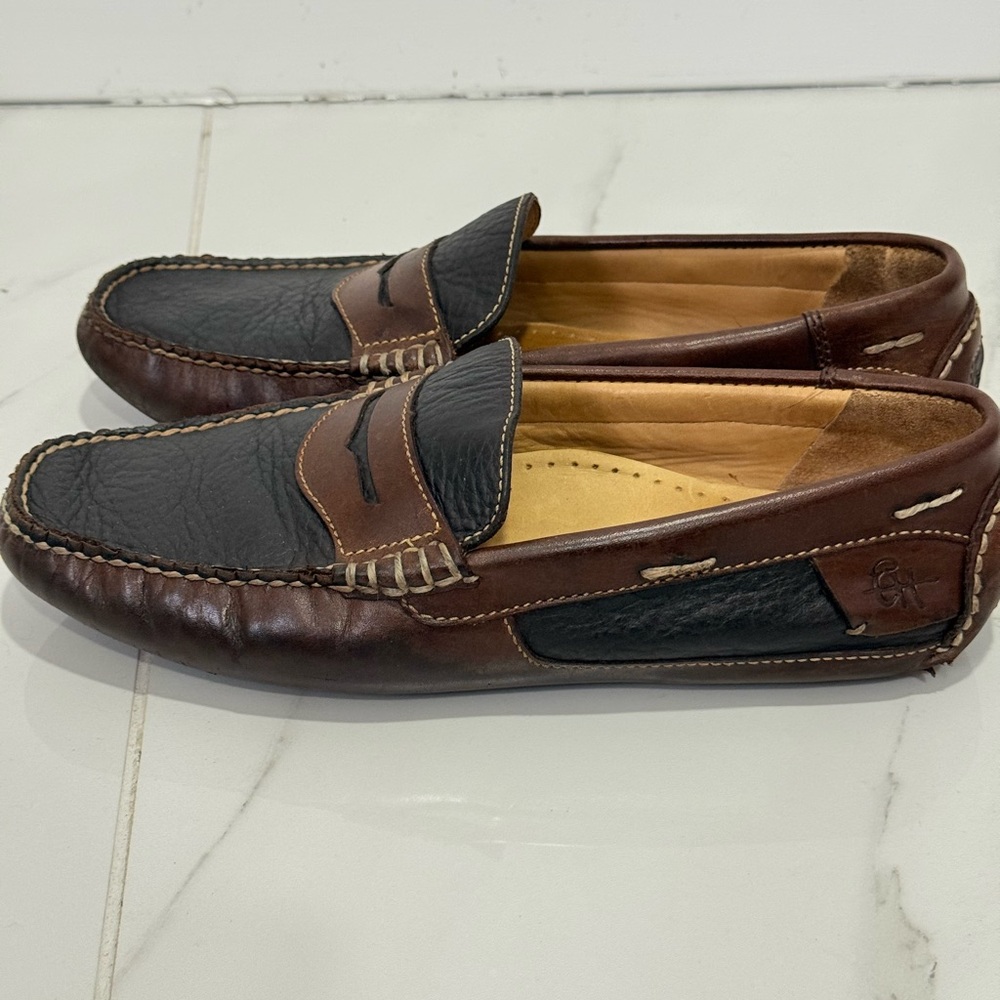Ernest Hemingway leather‎ penny loafers 9